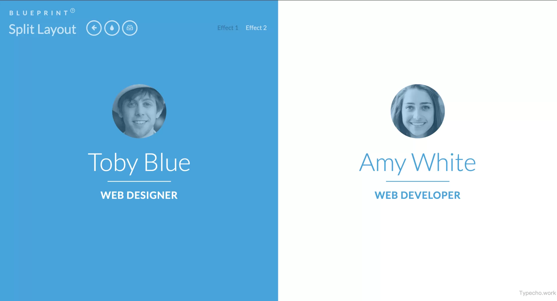 情侣双栏左右布局Html源码