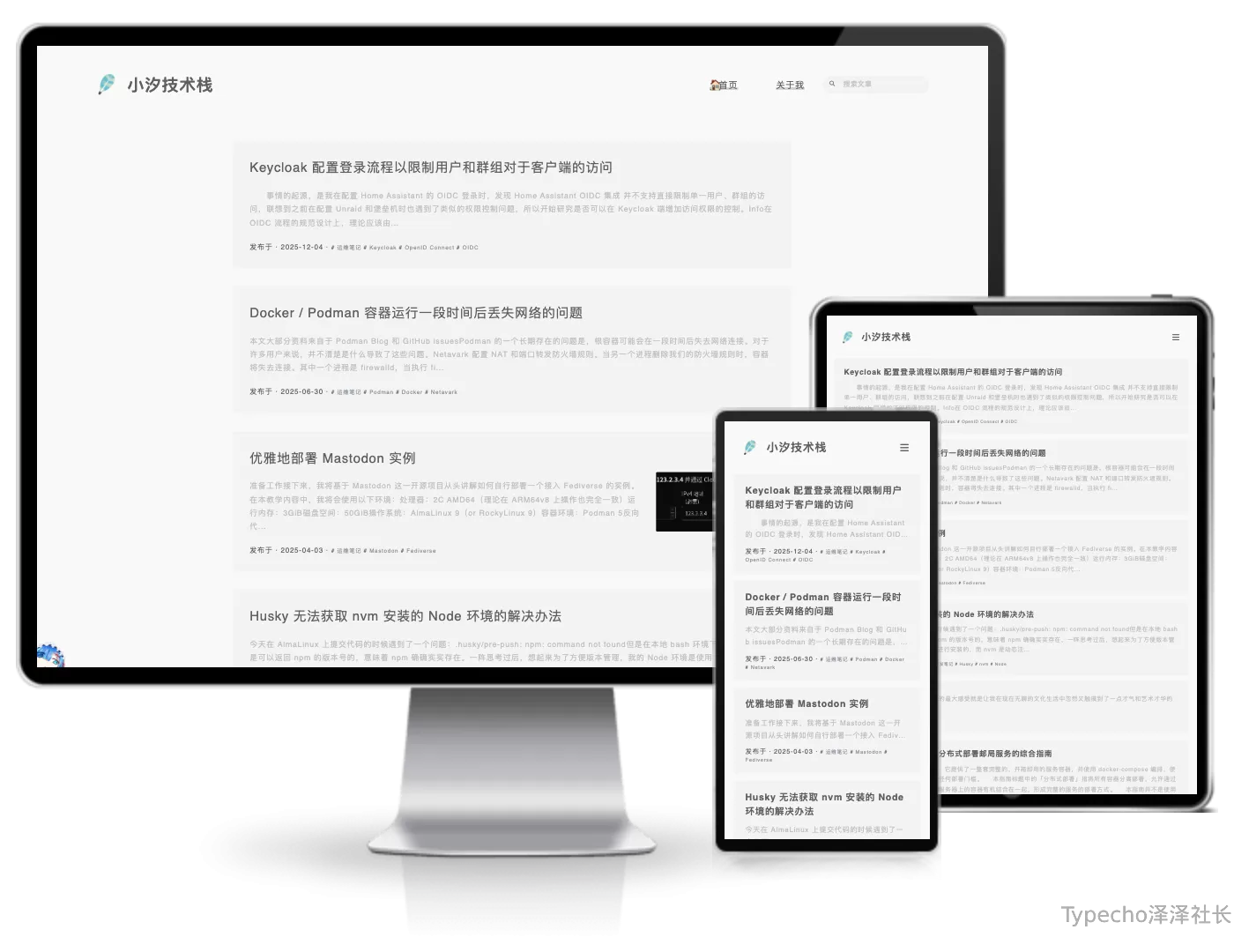 Simplecho极简风主题