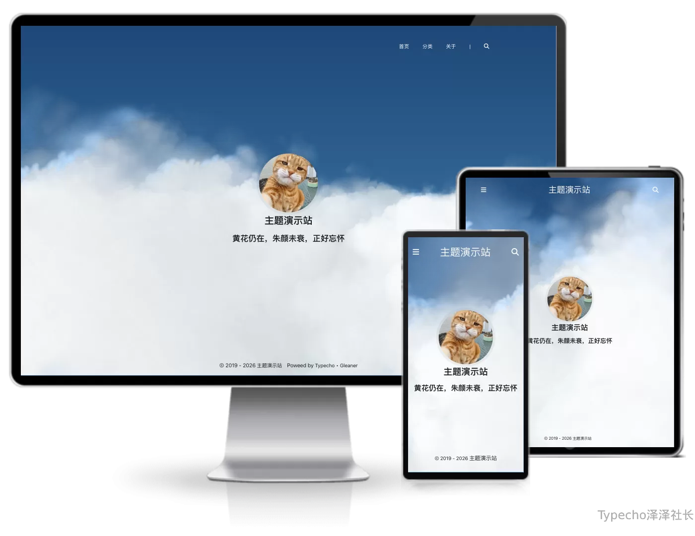 gleaner自适应主题